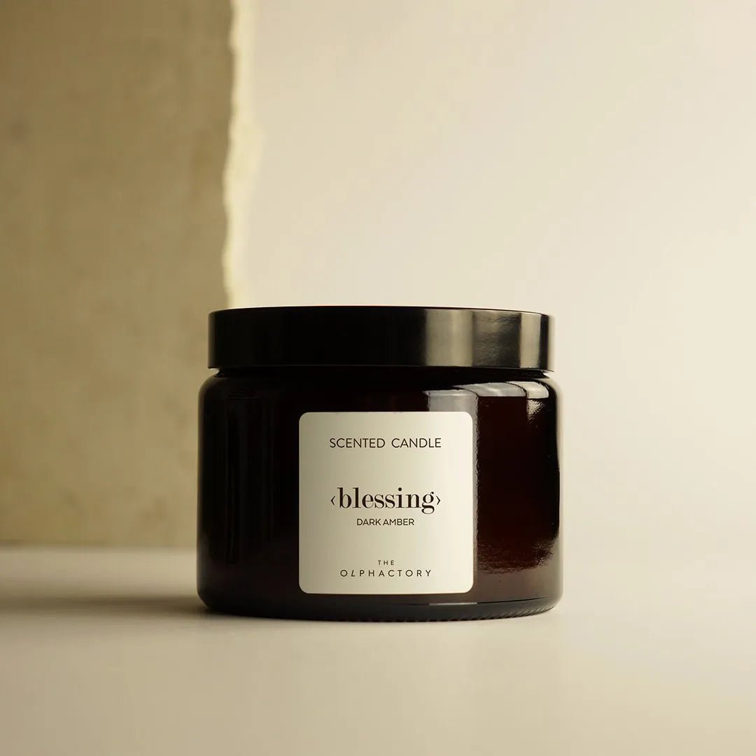 Bougie parfumée en cristal 360 g Blessing Dark Amber