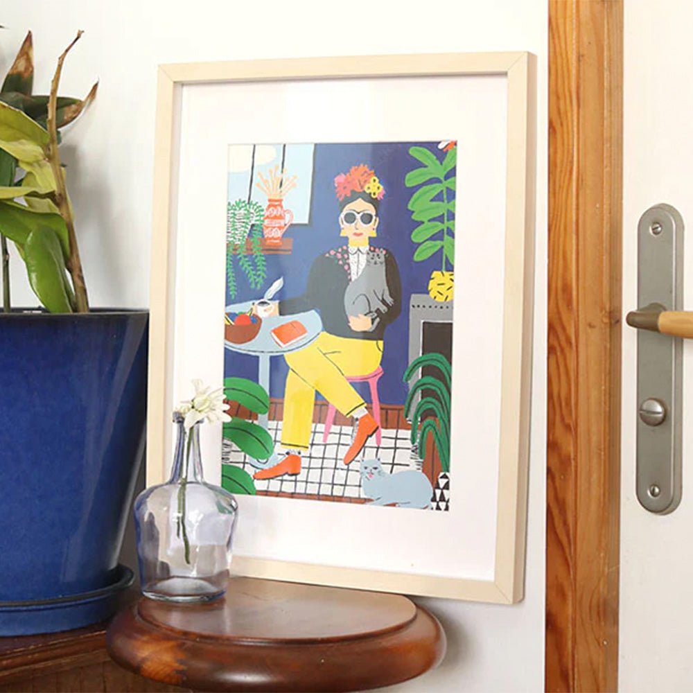 Kit de peinture par numéros - La fille chat