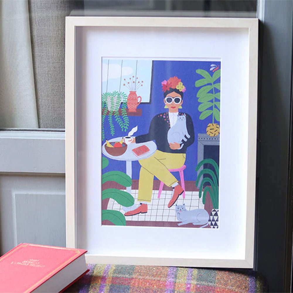 Kit de peinture par numéros - La fille chat