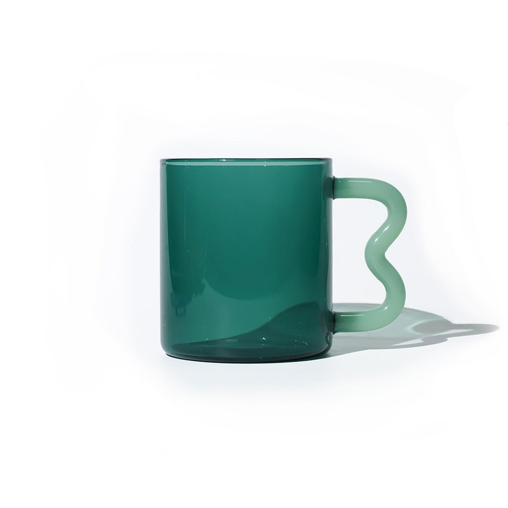 Taza de Cristal Ola Jade