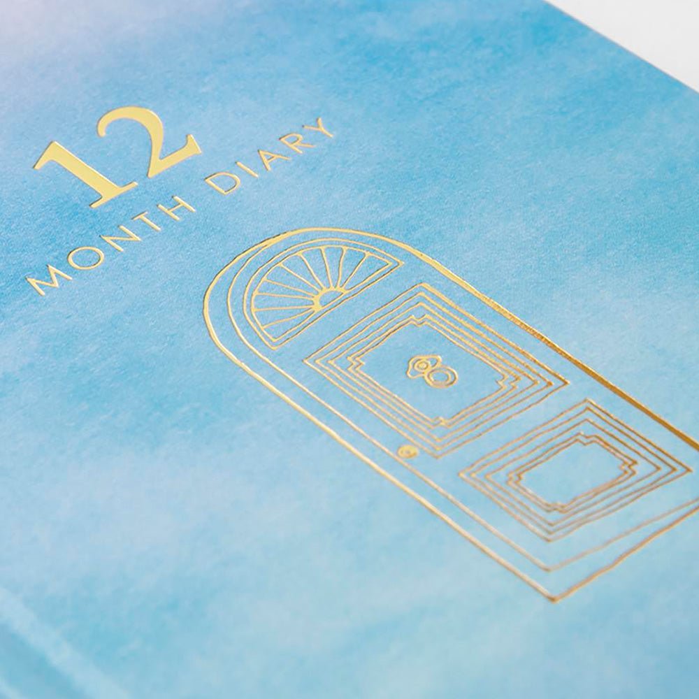 Agenda Porte Bleue 12 mois