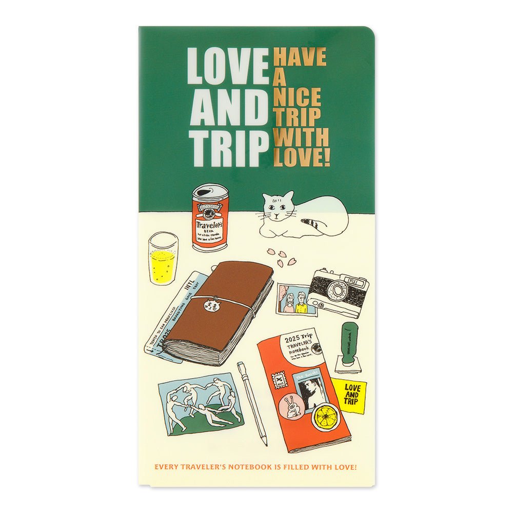 TRAVELER'S Notebook Refill Dossier Transparent 2025 Régulière