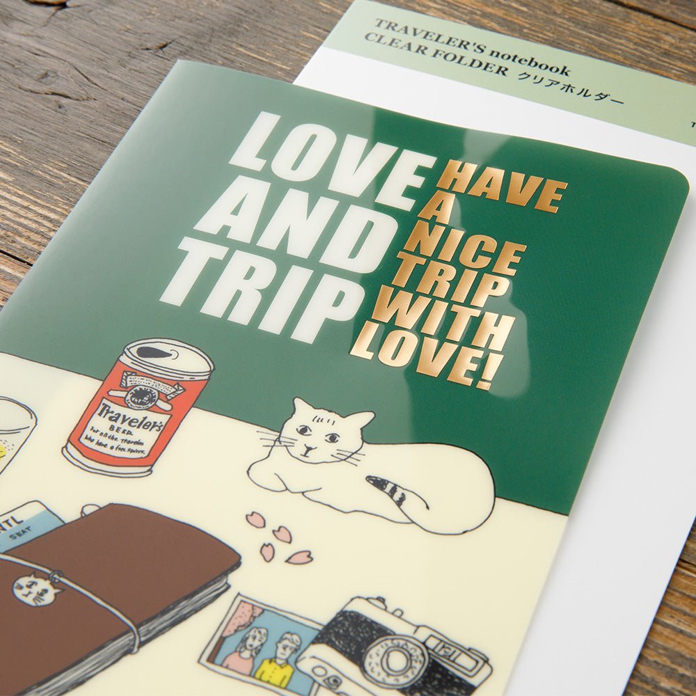 TRAVELER'S Notebook Refill Dossier Transparent 2025 Régulière