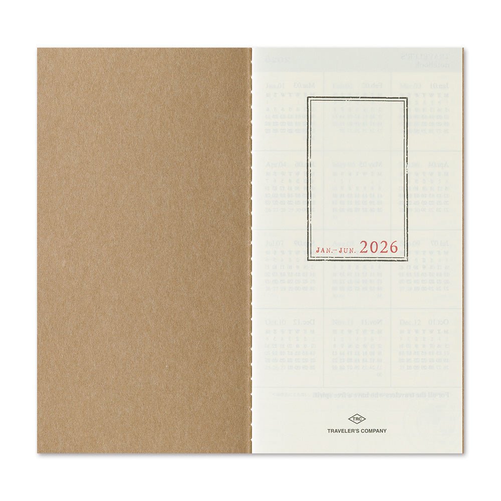 Recambio Semanal Vertical 2026 - Tamaño Regular