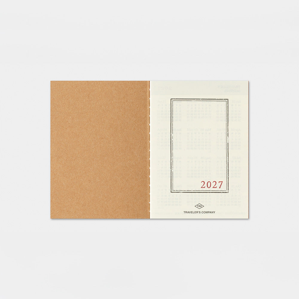 Monthly Diary Refill 2027 – Passport Size