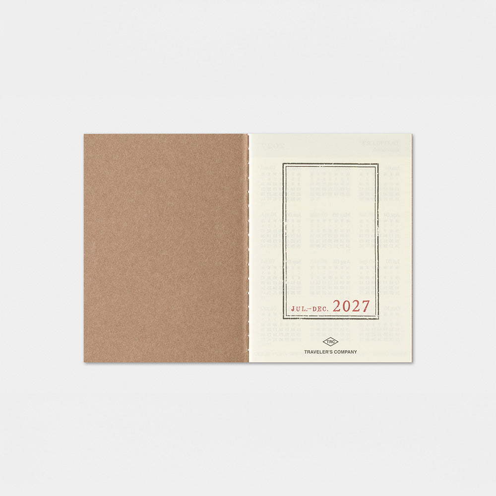 Weekly + Memo Diary Refill 2027 – Passport Size
