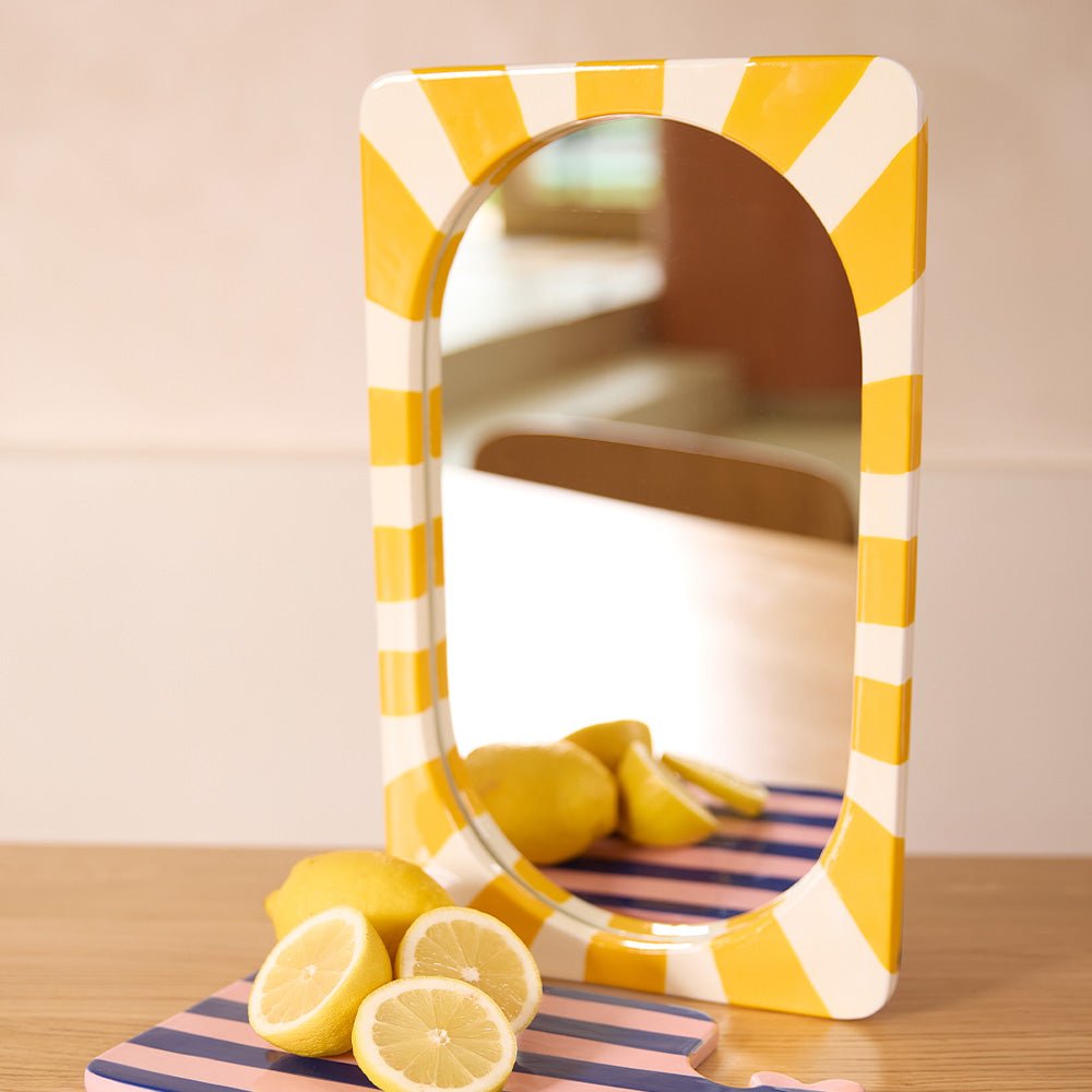 Miroir Celia - Rayures ensoleillées