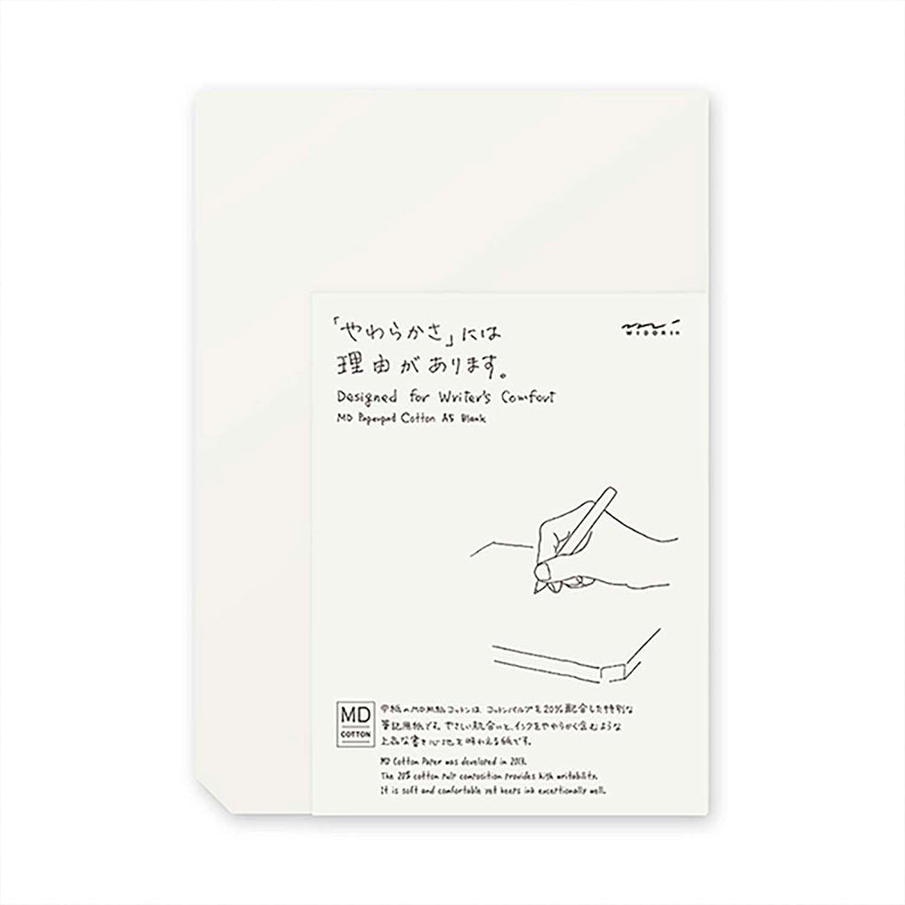 Bloc de Papier Coton Blanc MD A5