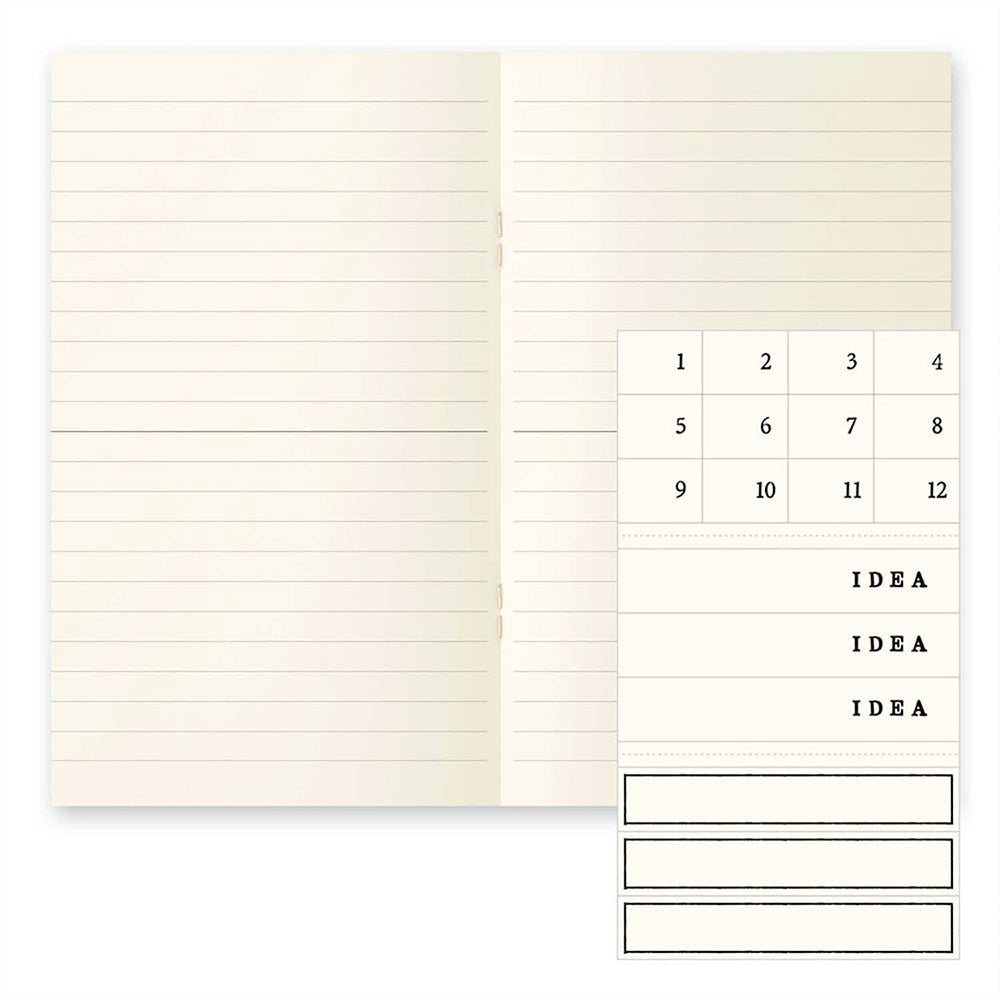 Carnet de notes MD Light B6 Slim Lines (lot de 3)