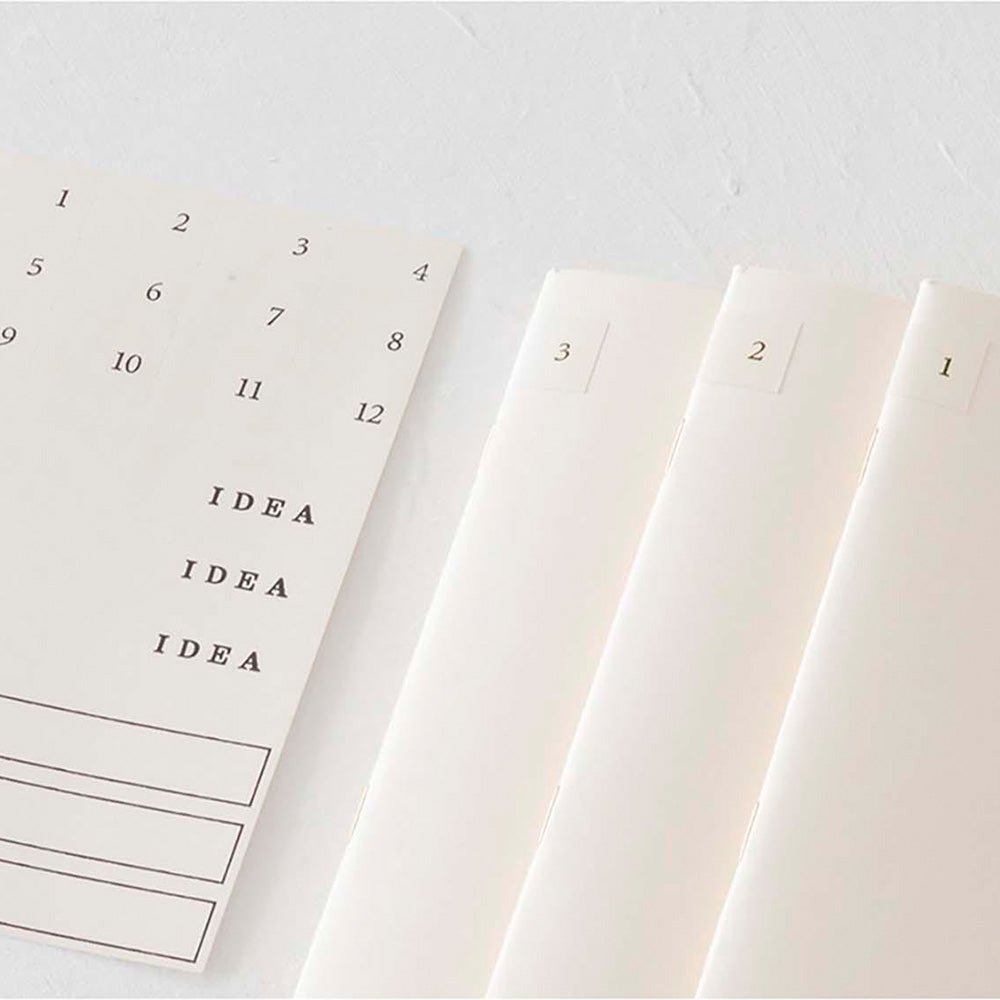 Carnet de notes MD Light B6 Slim Lines (lot de 3)