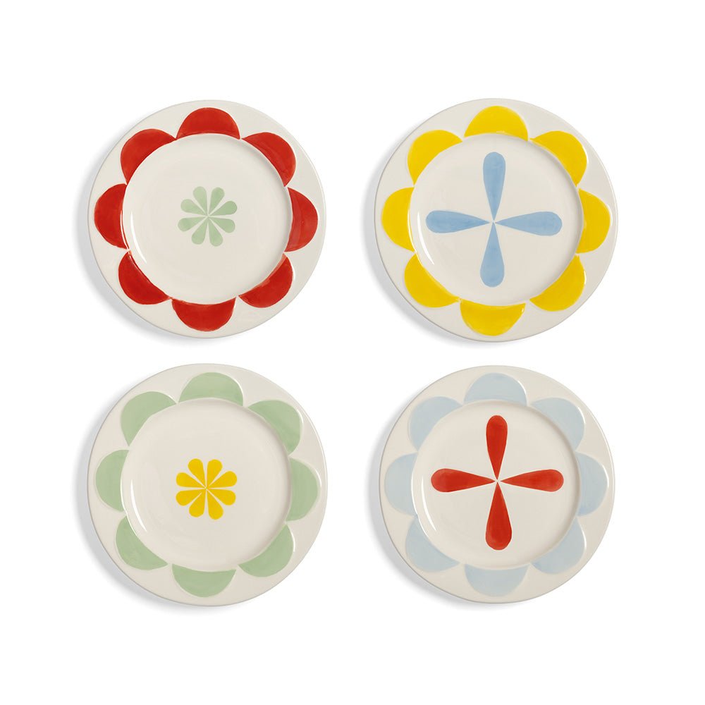 Plate Folk Small (set of 4)