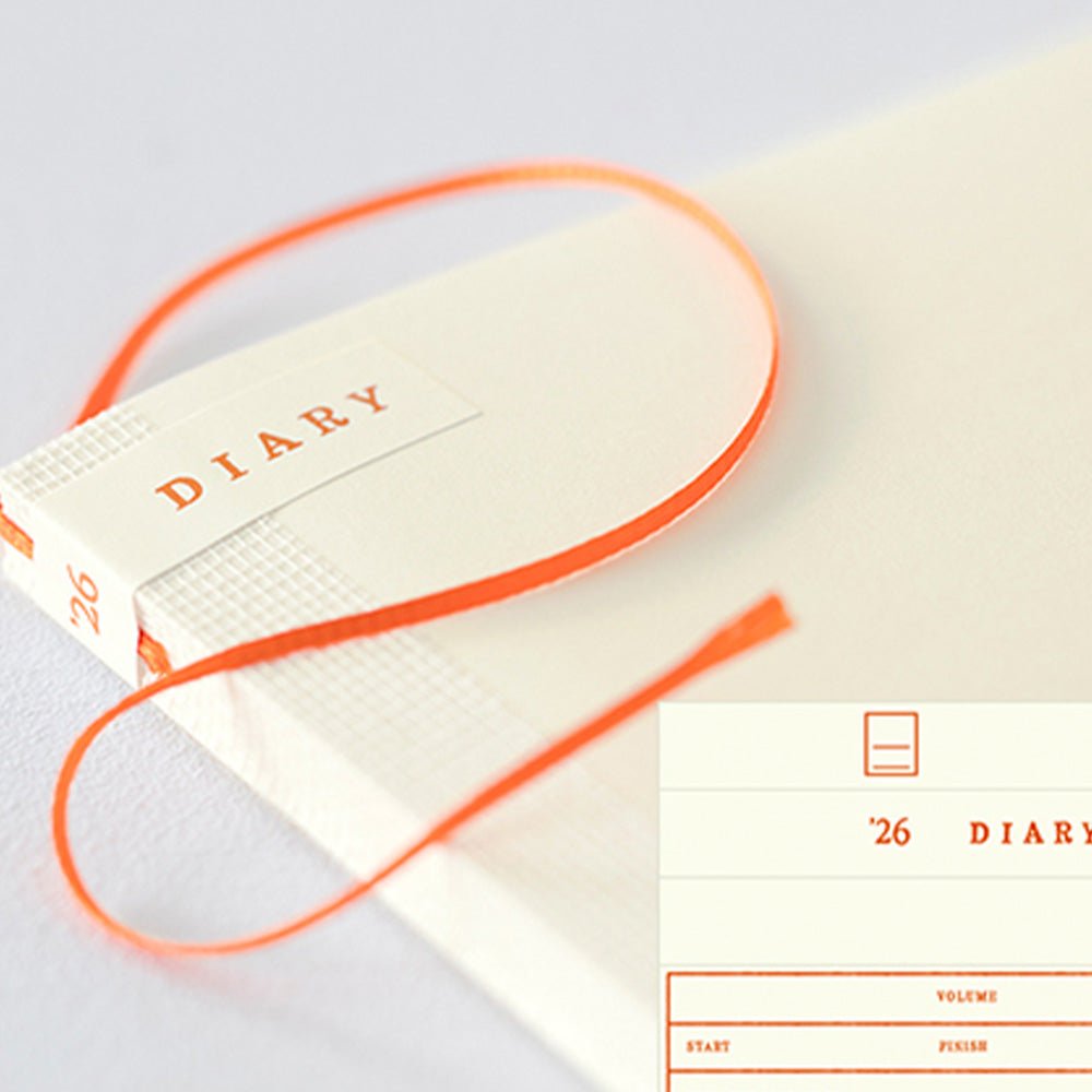MD Notebook Diary A5 Monthly Block + Memo 2026