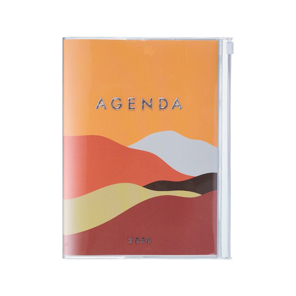 2026 Diary A5 Mountain Organge