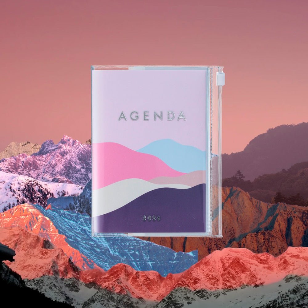 2026 Diary A5 Mountain Pink