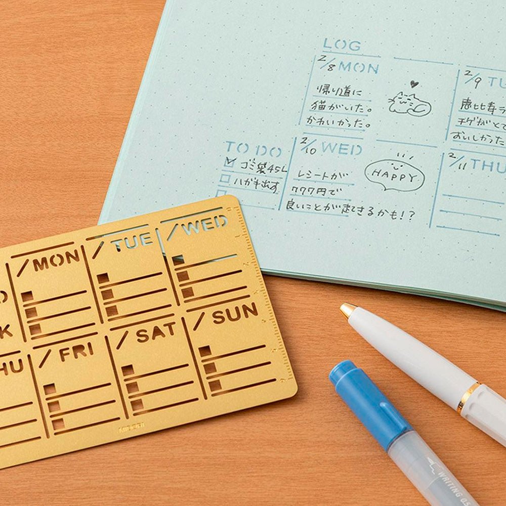 Diary Template Weekly Block