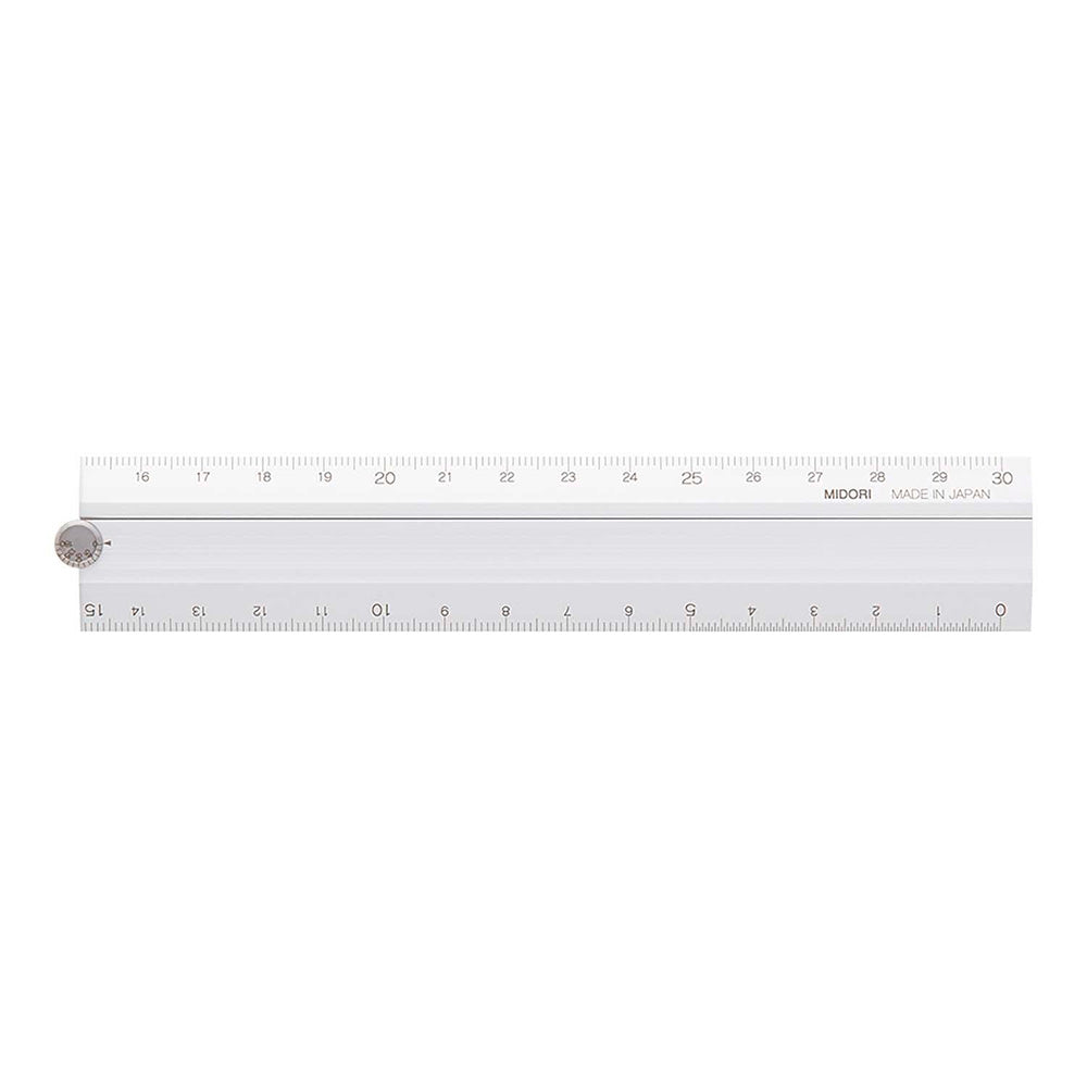 Règle multiple en aluminium 30 cm Argent