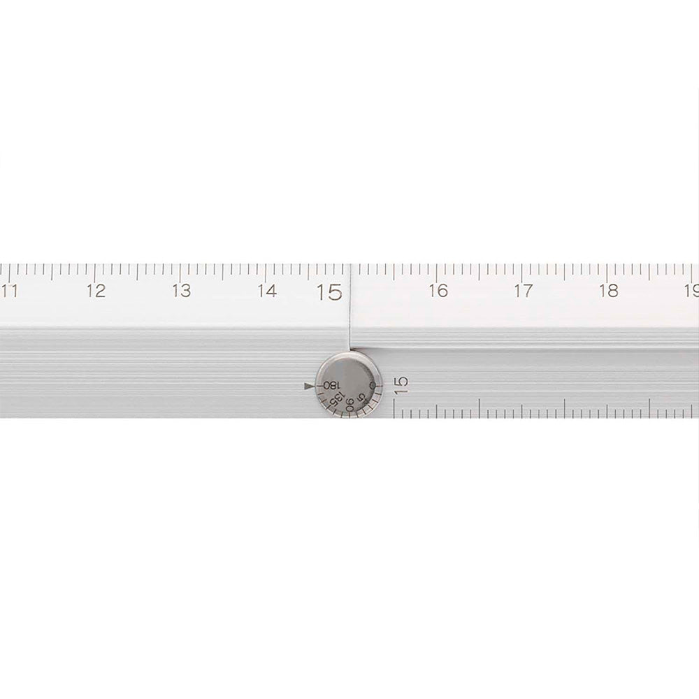Règle multiple en aluminium 30 cm Argent