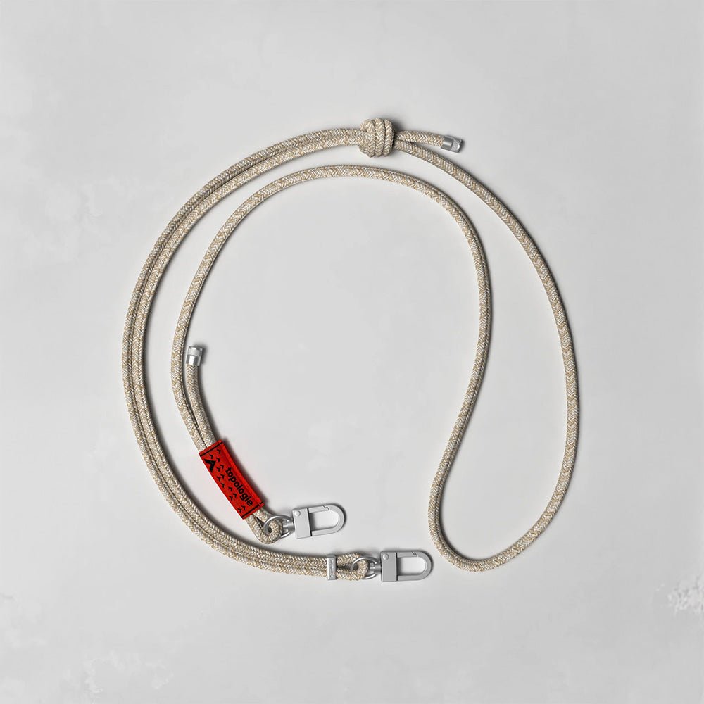 Lanière Corde 6,0mm Beige Chiné