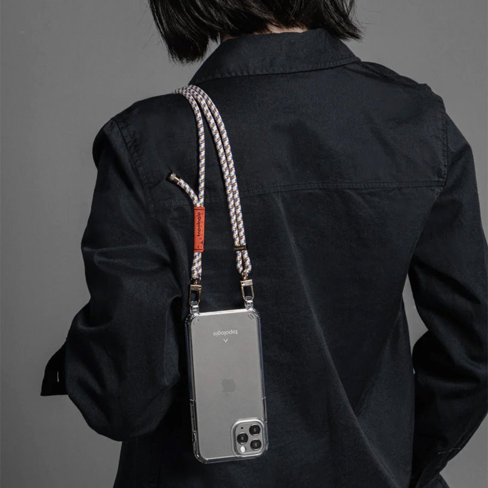 Corde beige violet de 6 mm