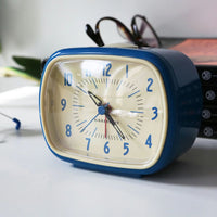 Reloj Despertador Retro Azul