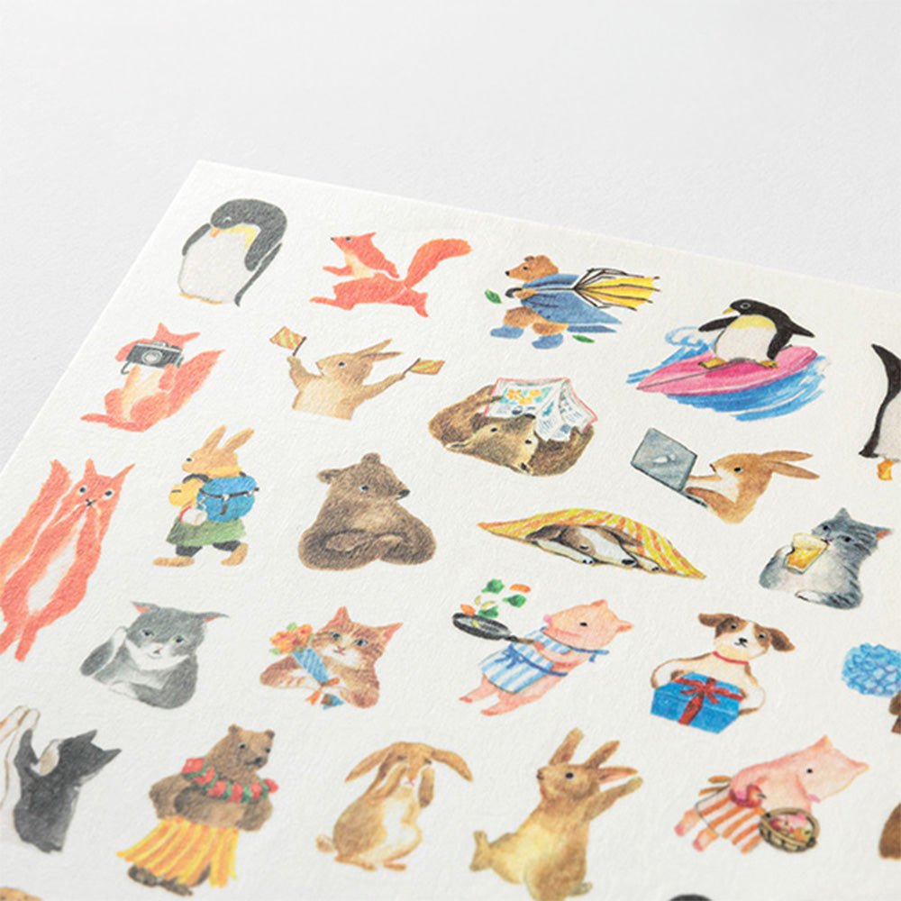 Pegatina Yuru Log Animal