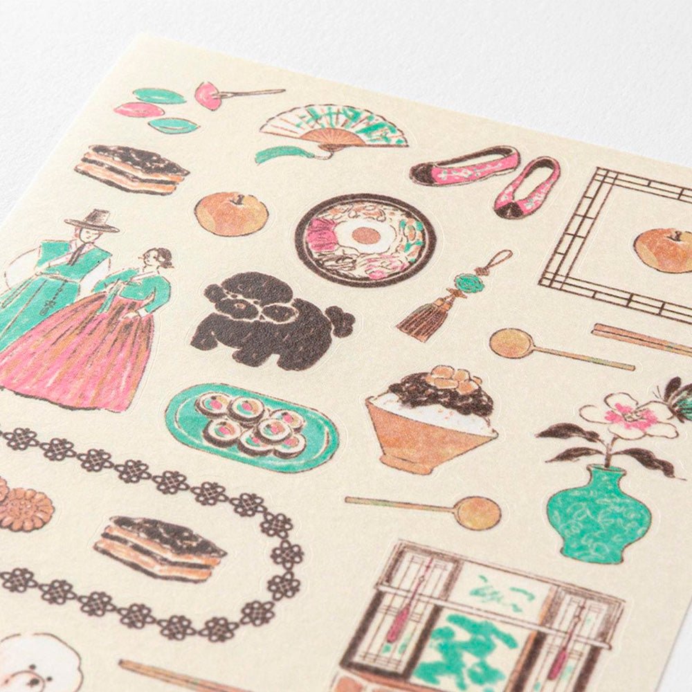Pegatinas 2716 Korean Motifs