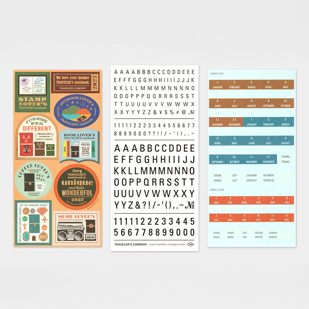 Customized Sticker Set for Diary 2027