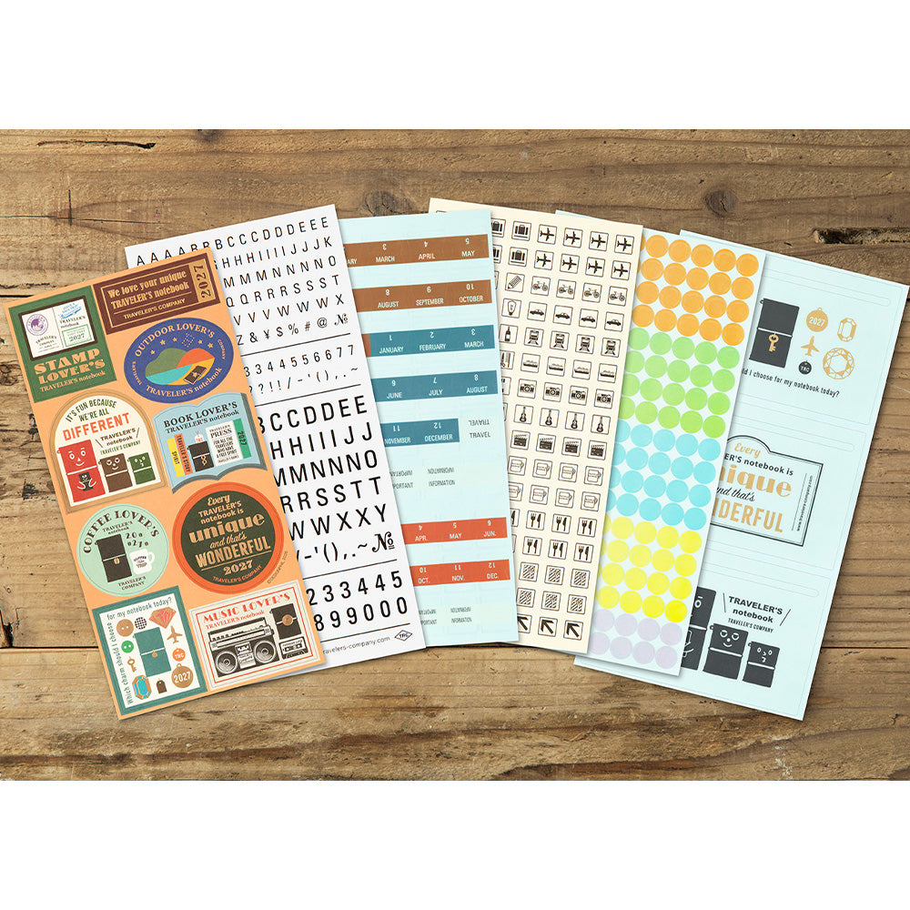Customized Sticker Set for Diary 2027