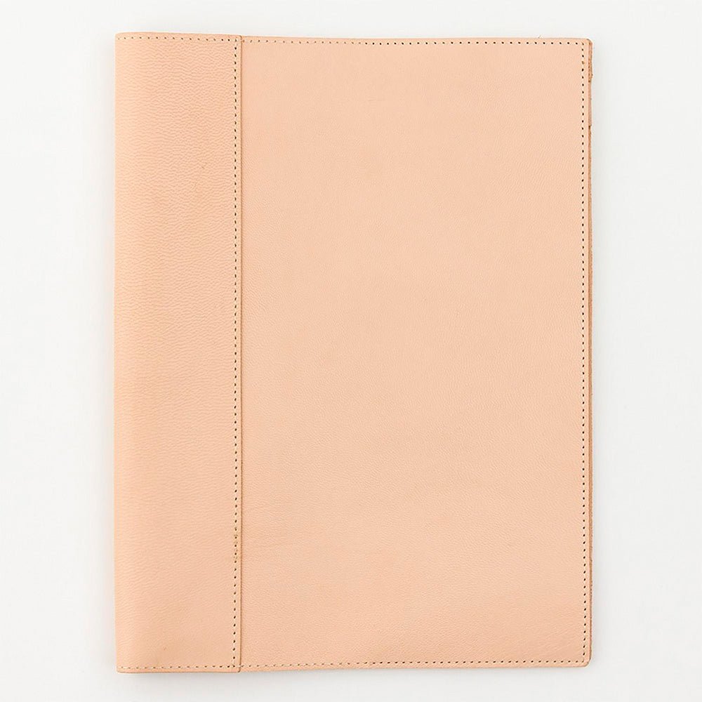 Couverture en peau de chèvre pour carnet MD A4 (variante)