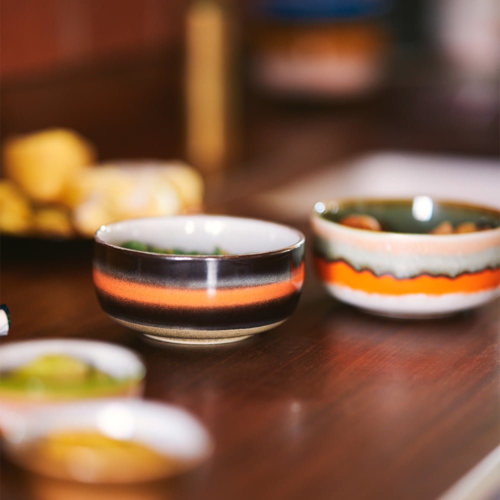 Bols à houmous en céramique des années 70 (lot de 4)