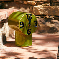 Retro Ceramic Clock Olive