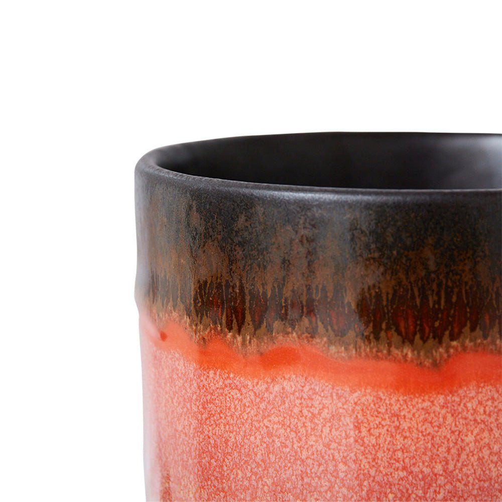 Retro Flower Pot - Fig