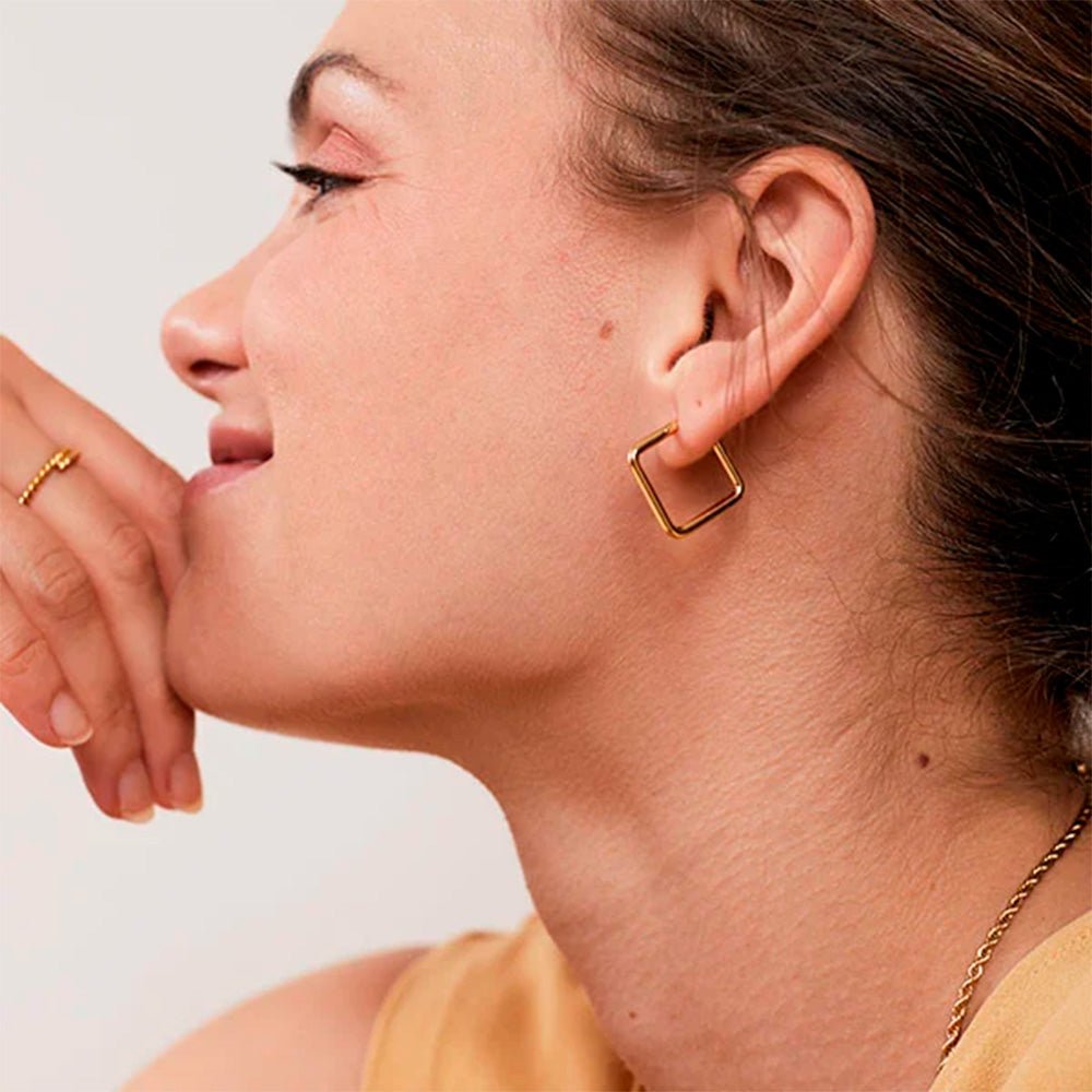 Earrings Aro Rombo M