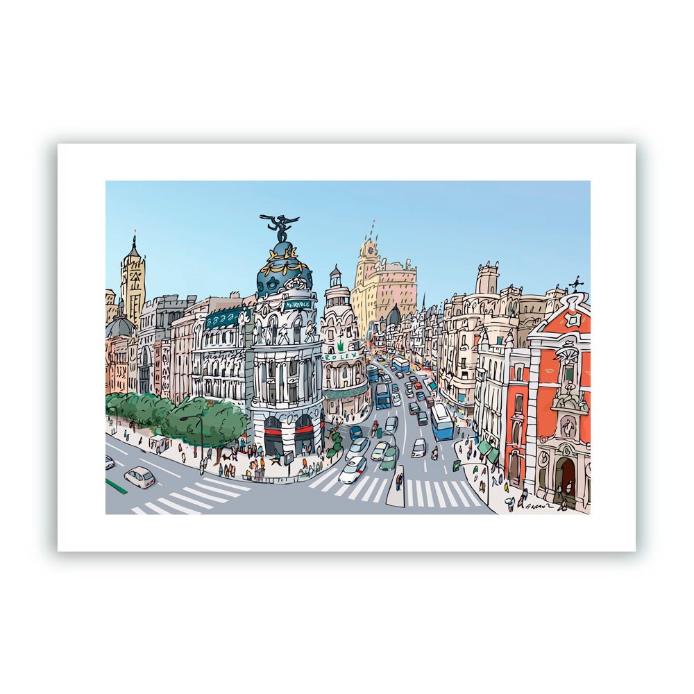 Alcalá - Gran Vía Impresión Giclée