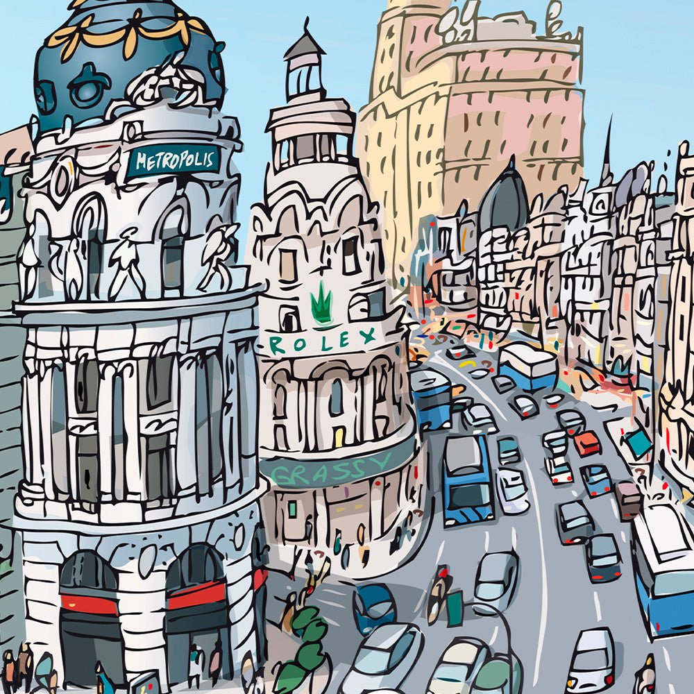 Alcalá - Gran Vía Impresión Giclée