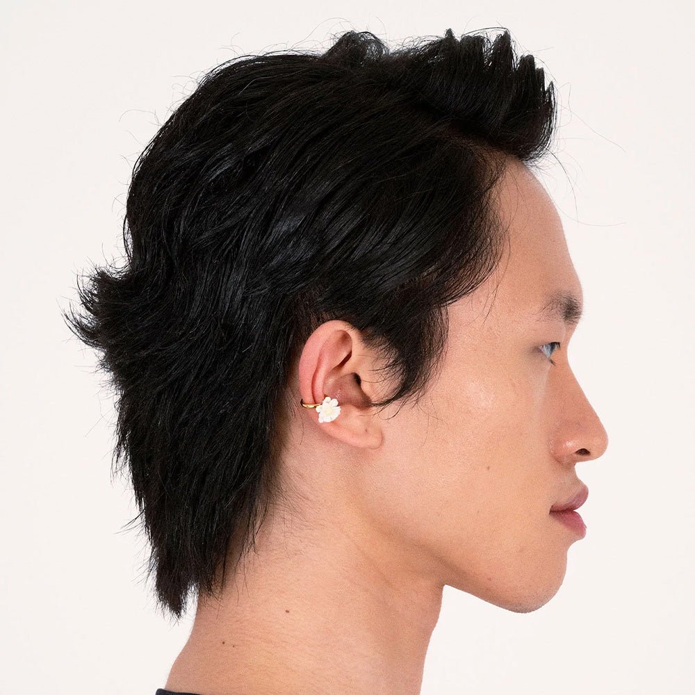 Boucle d'oreille manchette en or Baby Margarita Helix
