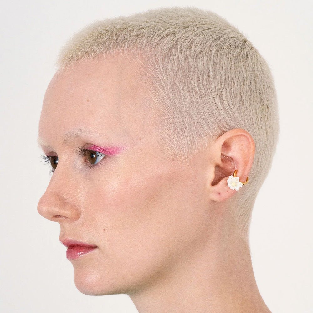 Boucle d'oreille manchette en or Baby Margarita Helix