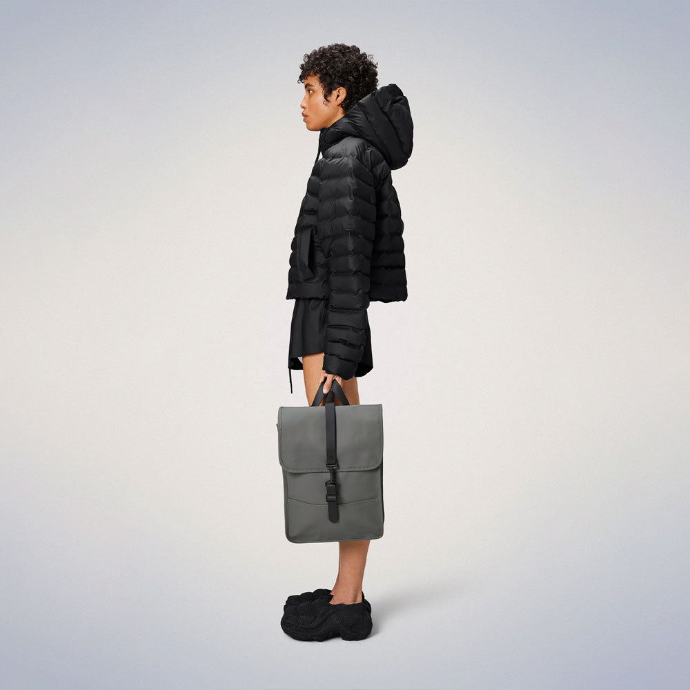 Mini sac à dos gris