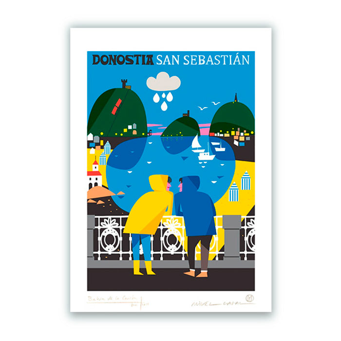 Bahía de la Concha Impresión Giclée