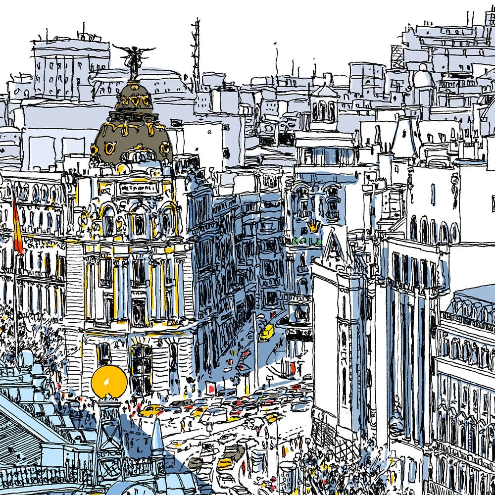 Banco de España - Gran Vía Impresión Giclée