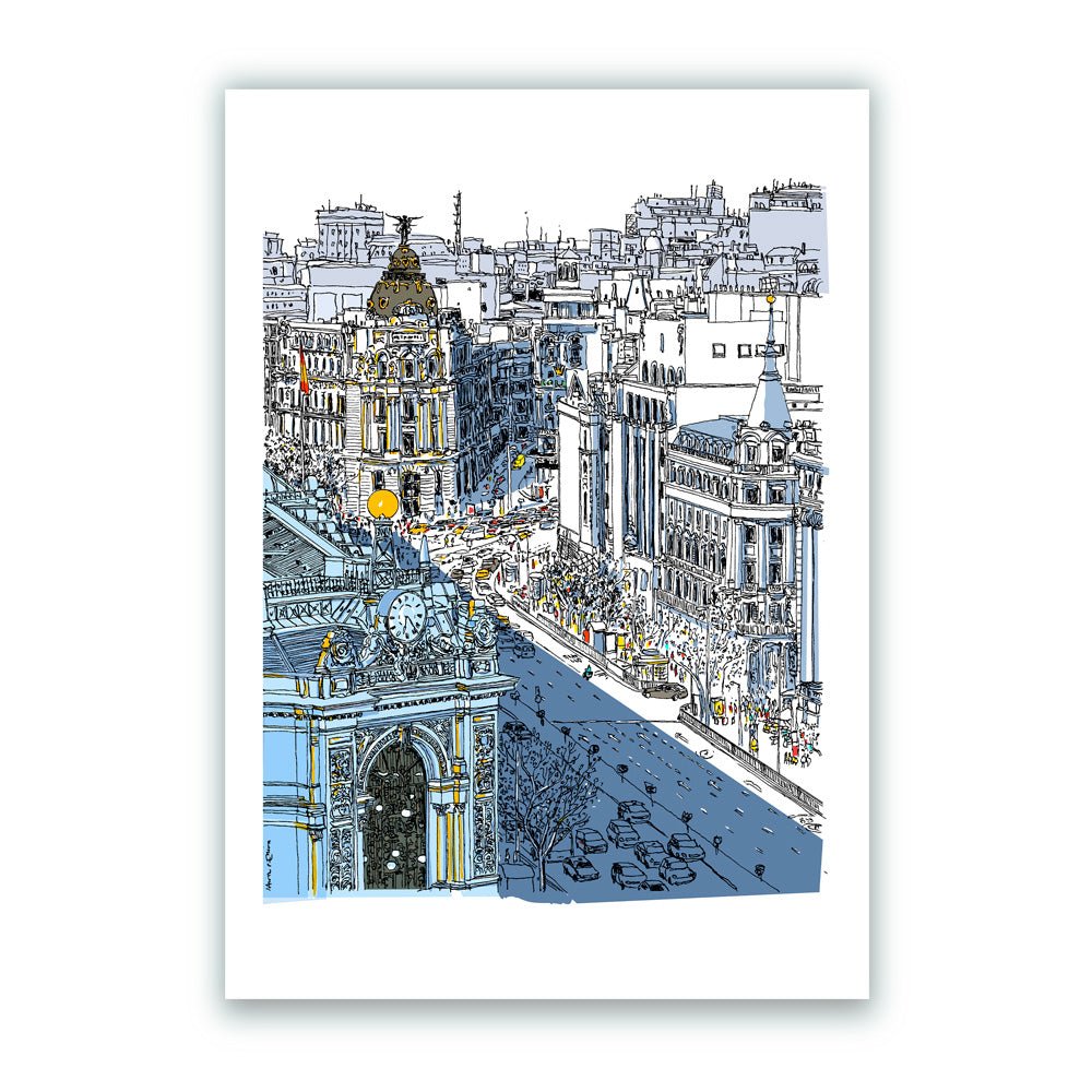 Banco de España - Gran Vía Impresión Giclée