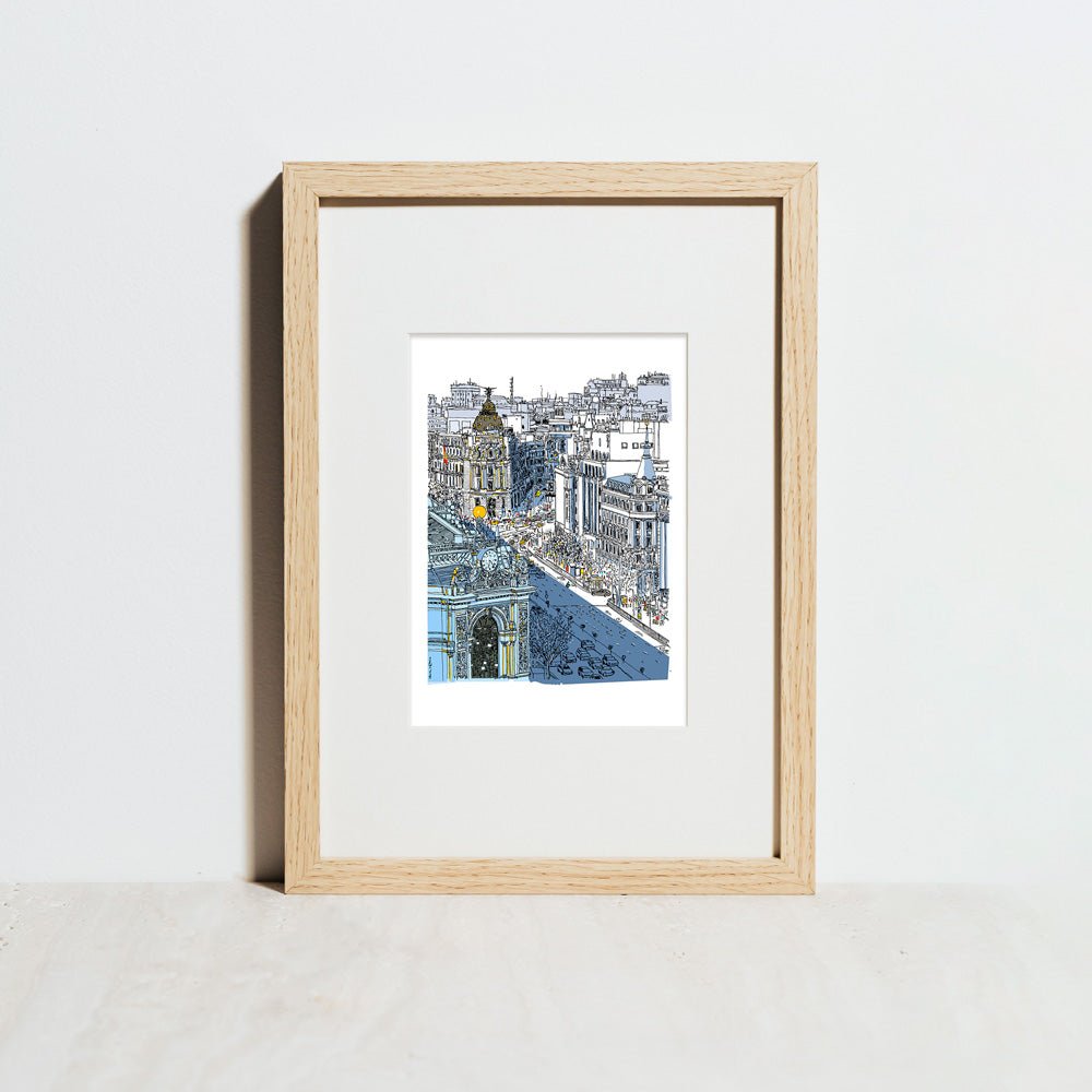 Banco de España - Gran Vía Impresión Giclée