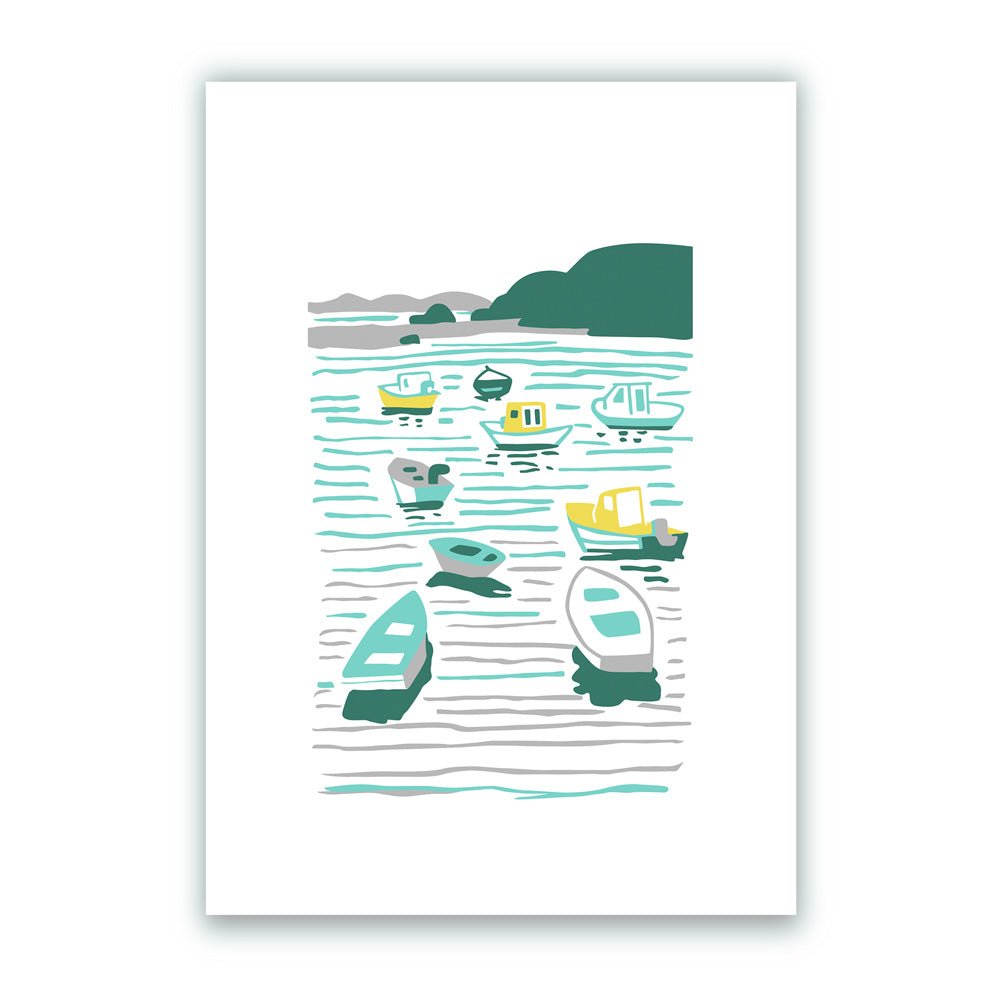 Barcas Impresión Giclée