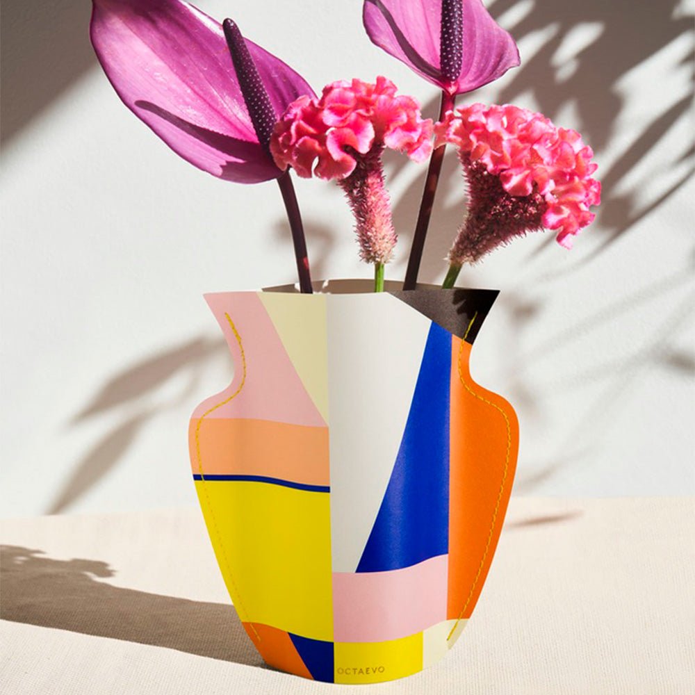 Mini Florero de Papel Bazaar