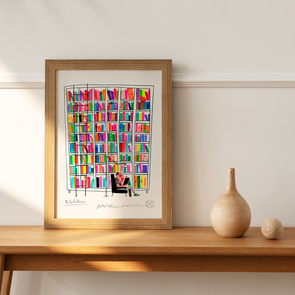 Librería 2 Impresión Giclée