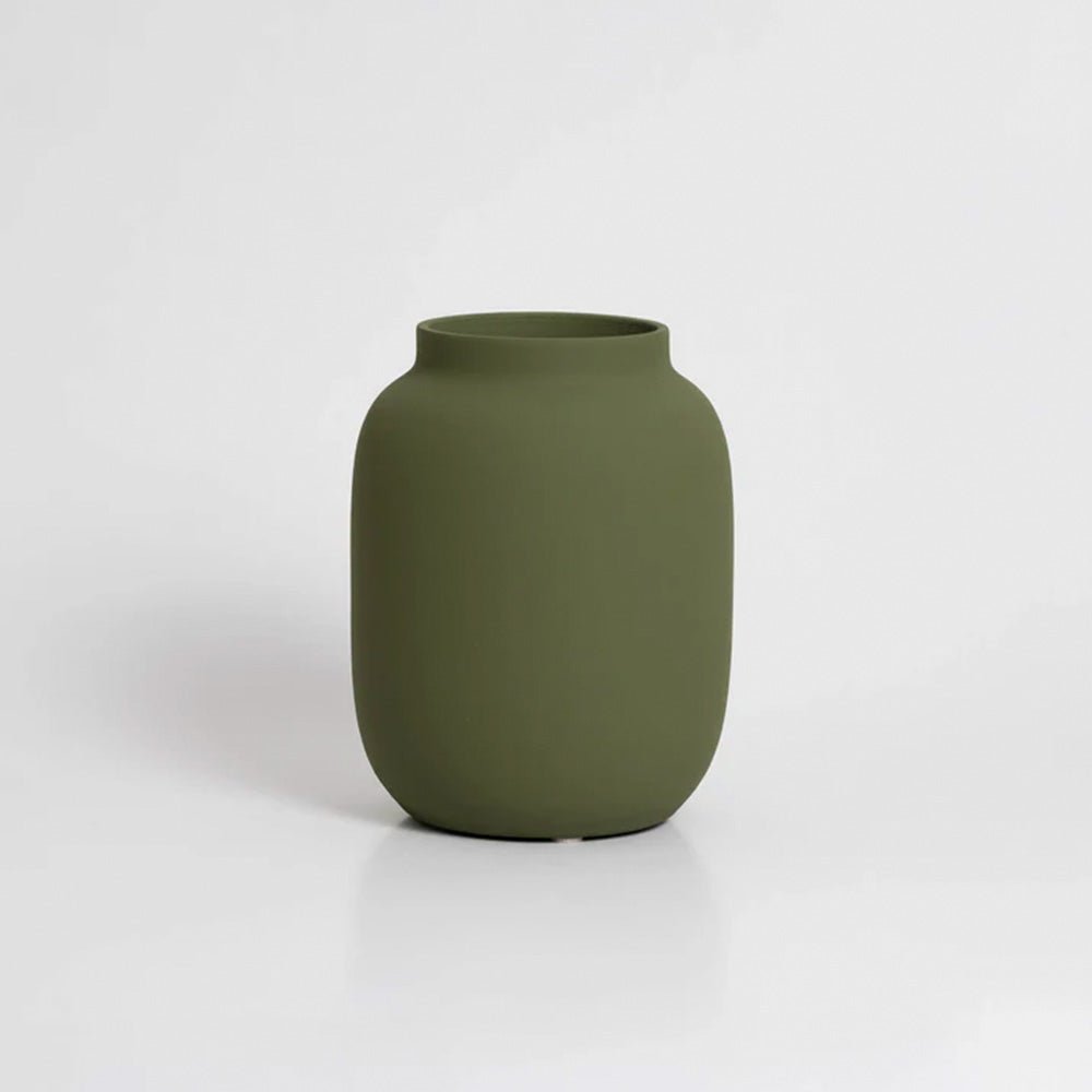 Blanc 04 Olive Green Vase