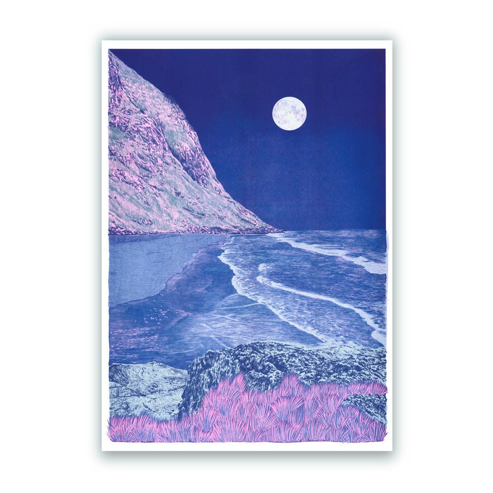 Euforia Azul Risografía A3