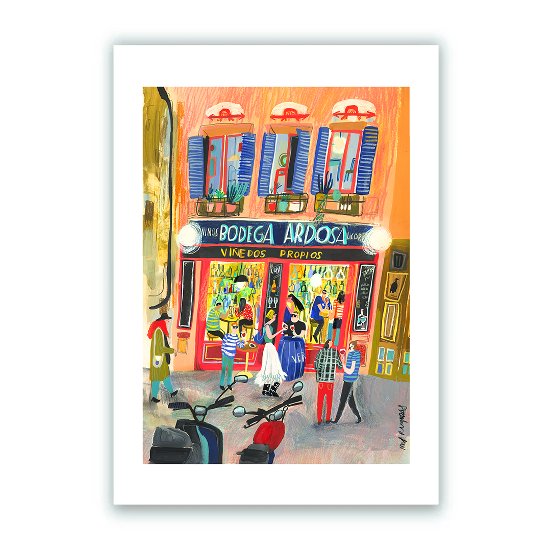 Bodega de la Ardosa Impression giclée verticale