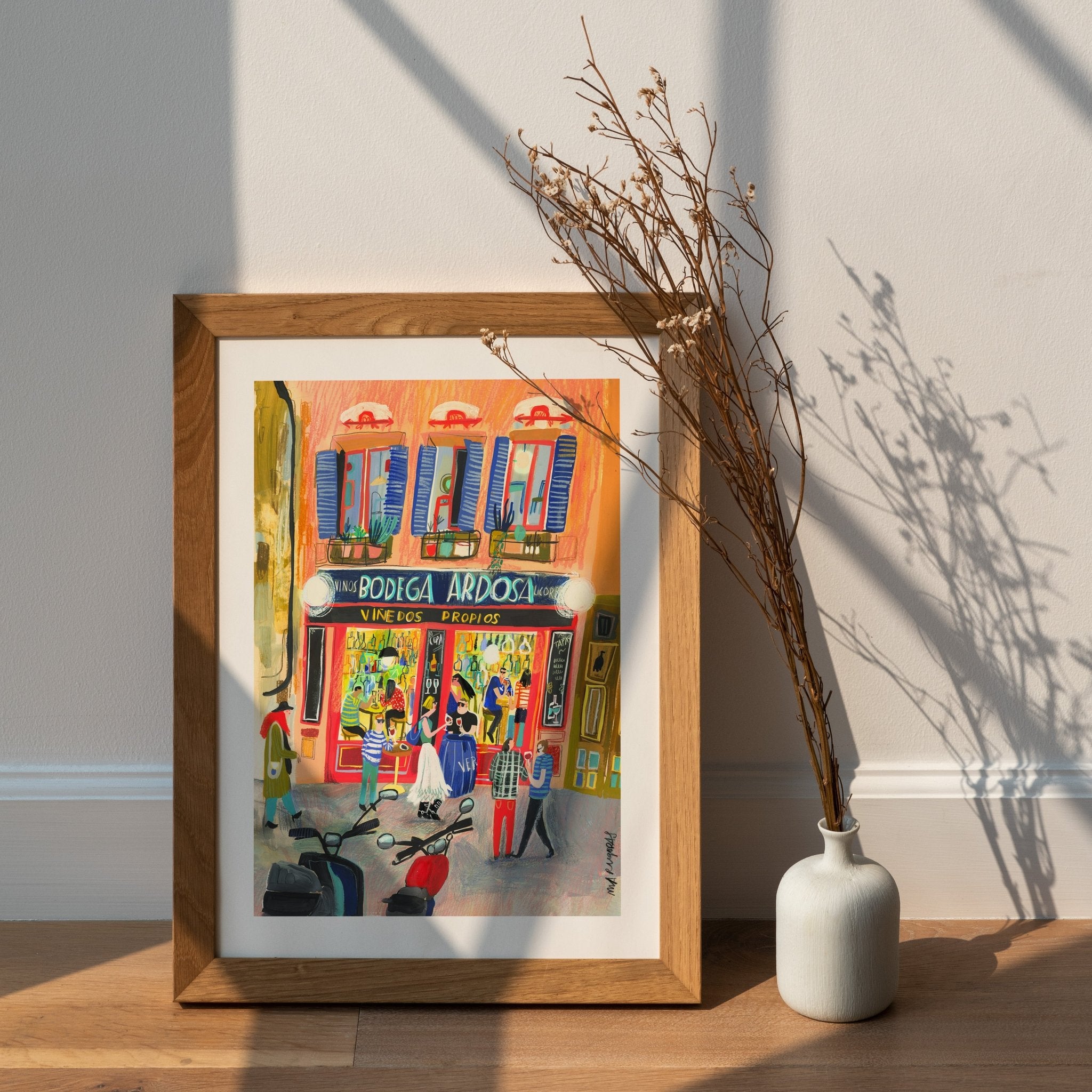 Bodega de la Ardosa Vertical Giclée Print