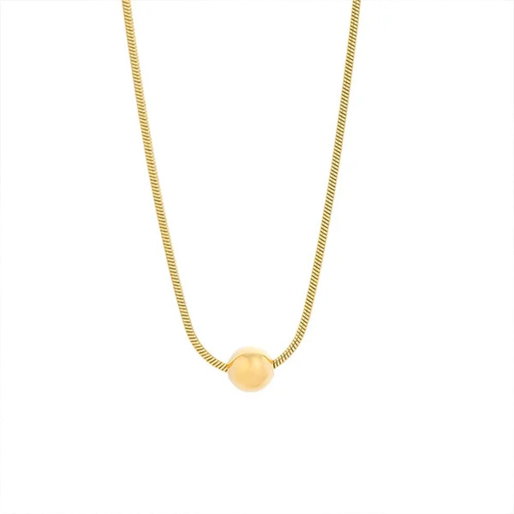 Collar bola oro